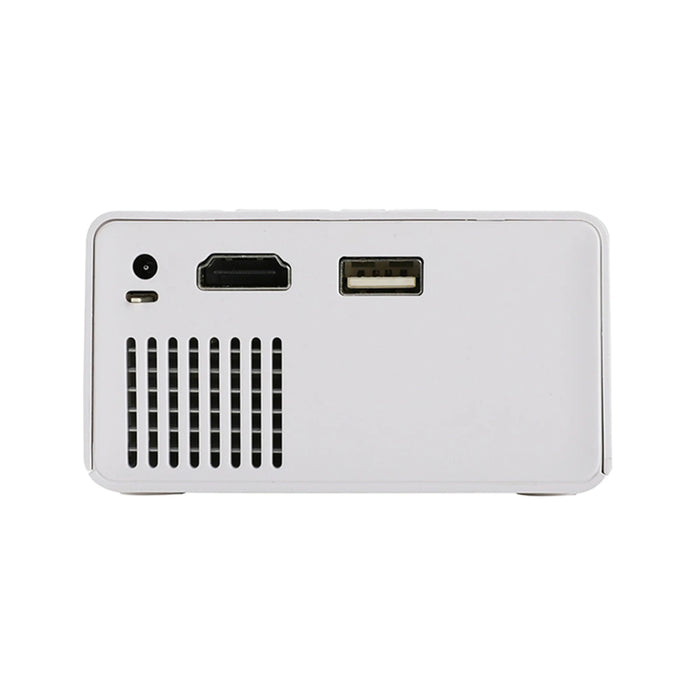 Mini LED Projector Supports 720P 1080P Portable Video Projector with Speaker Remote Control Support HD / AV / USB / Audio 3.5mm