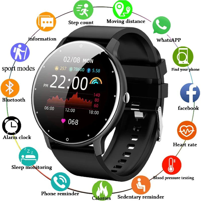 LIGE Smartwatch – Heart Rate & Sport Fitness