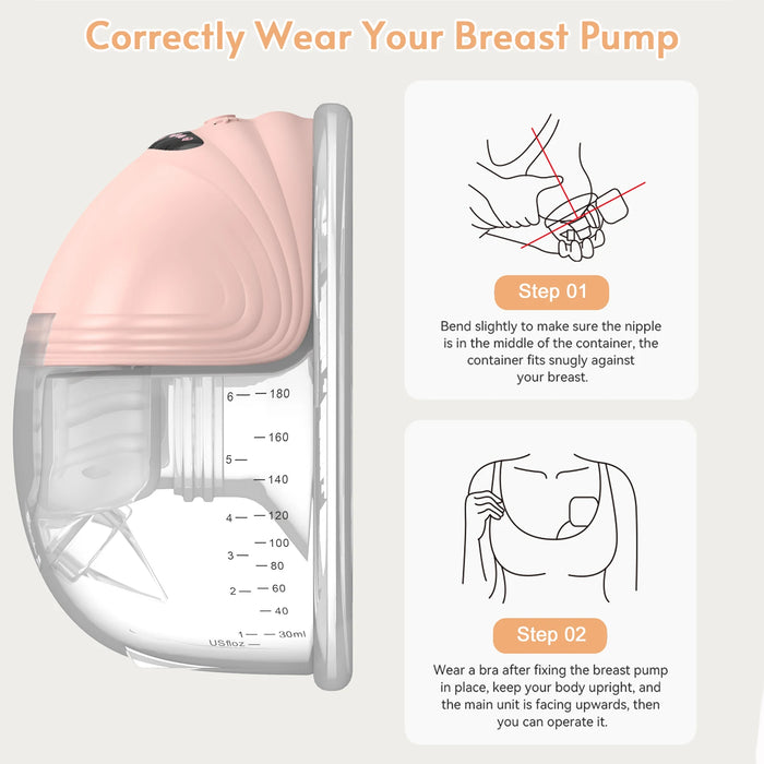Hands-Free Wearable Breast Pump – S21 Portable Silent Electric Milk Collector