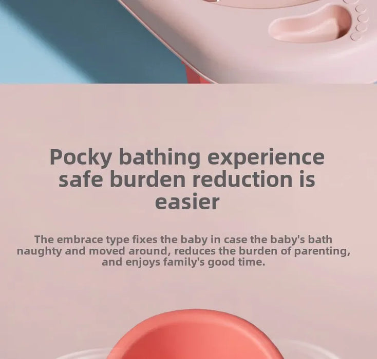 Anti-Slip Baby Bathtub Seat – Ergonomic Support Chair for Infants & Toddlers