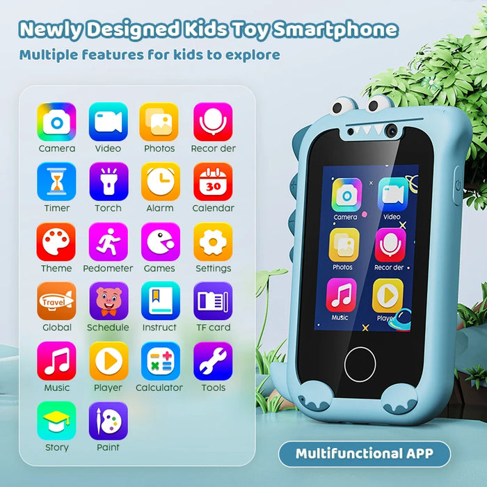 Kids Toy Phone, Dual Camera, Music Player & Games