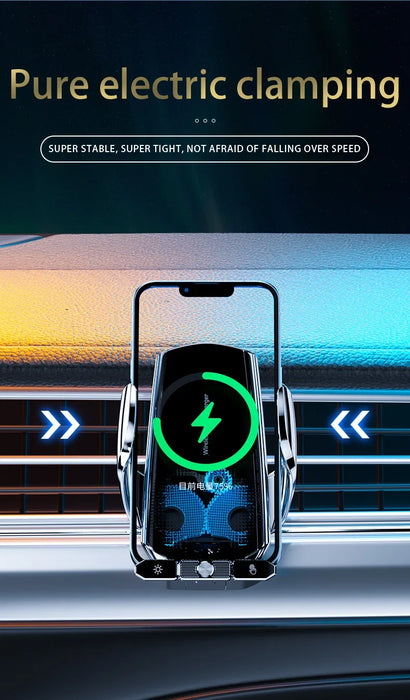 Wireless Charger Car Auto Magnetic Air Vent Phone Holder For iPhone 16 15 14 13 Samsung Xiaomi Induction Fast Charging Station