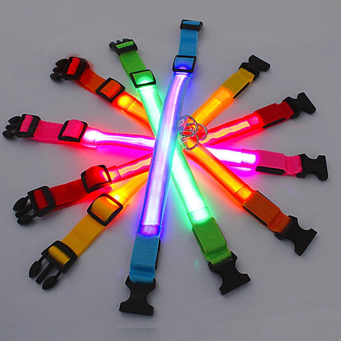 3 Modes Dog/Cat Luminous Charge Collar Led