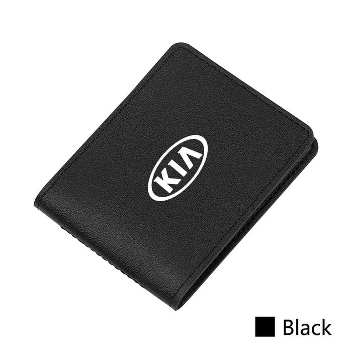 KIA Leather Driver’s License & Card Holder Wallet.