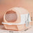 Extra Large Automatic Cat Litter Box UV Sterilization Deodorant Fully Enclosed Anti-Splash Internet Celebrity Cat Toilet for Cat
