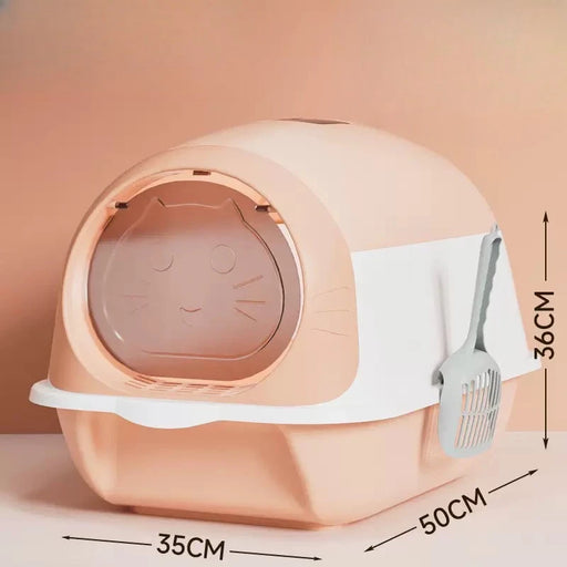 Extra Large Automatic Cat Litter Box UV Sterilization Deodorant Fully Enclosed Anti-Splash Internet Celebrity Cat Toilet for Cat