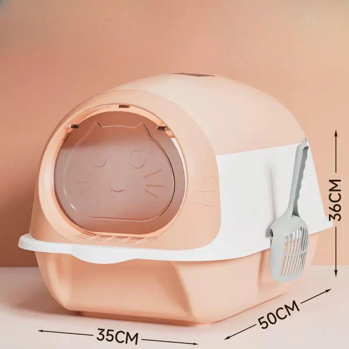 Extra Large Automatic Cat Litter Box UV Sterilization Deodorant Fully Enclosed Anti-Splash Internet Celebrity Cat Toilet for Cat