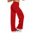 NCLAGEN SoftMotion Straight Leg Bottoms Women's Mid-Waist Yoga Pants GYM Leggings Naked Feel Pilates Running Sports Trousers