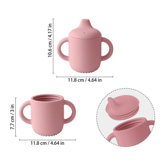 Silicone Baby Drinking Cup with Handles