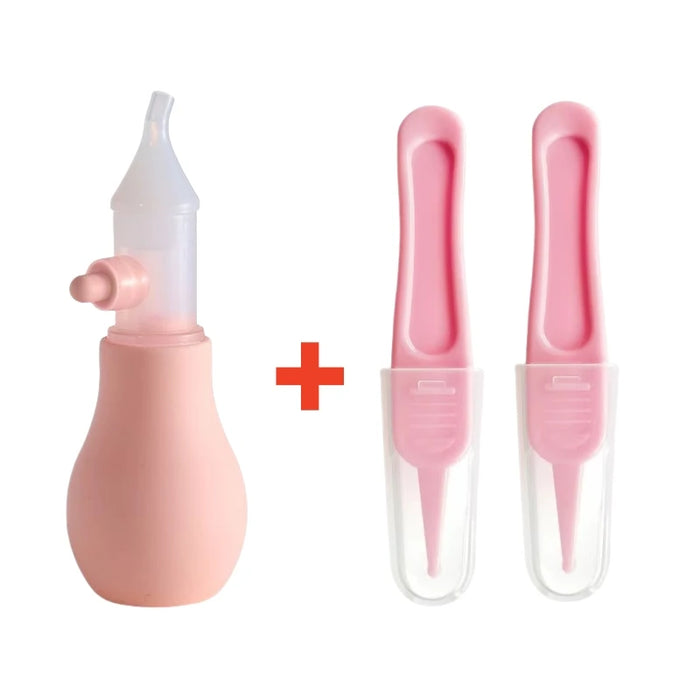 Silicone Baby Nasal Aspirator & Nose Cleaner Pump