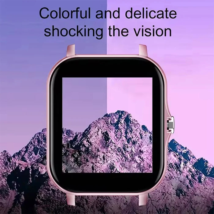 Unisex Smartwatch with Blood Oxygen & Pressure