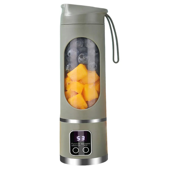 Portable Juicer Electric Juicer Cup USB Rechargeable Mini Electric Juicer 450ml.