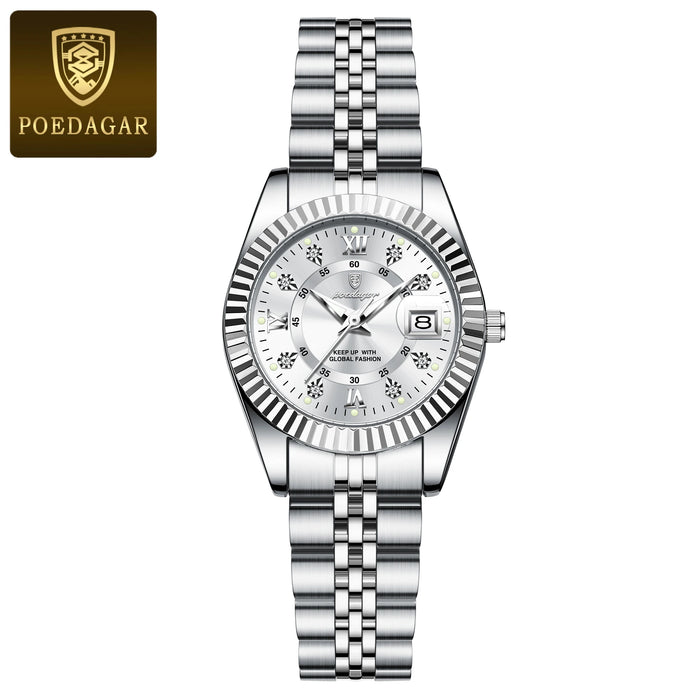 Waterproof Elegant Ladies Watch with Luminous Display