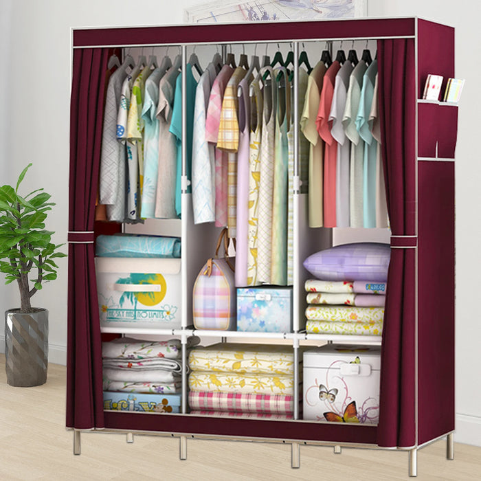 Portable Closet &amp; Wardrobe Organizer Rack.