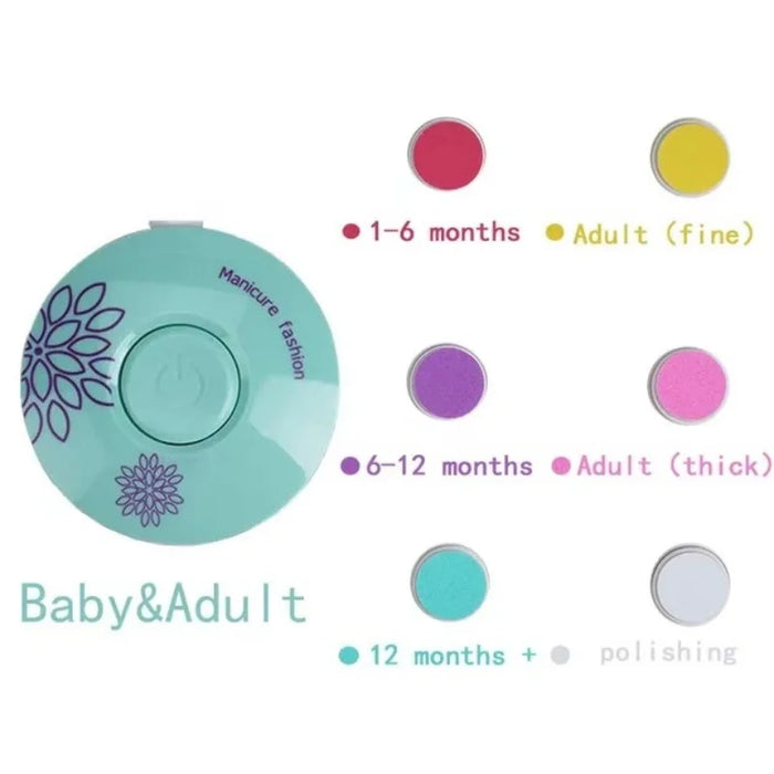 Safe-Touch Electric Nail Trimmer for Newborns