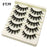 Black Eye Lashes Cat Eye Lashes Cross Strip False Eyelashes Natural Long Cosplay Makeup 5 pairs Mink Eyelash Extension Cilios