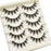 Black Eye Lashes Cat Eye Lashes Cross Strip False Eyelashes Natural Long Cosplay Makeup 5 pairs Mink Eyelash Extension Cilios