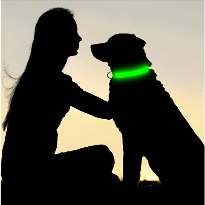 3 Modes Dog/Cat Luminous Charge Collar Led