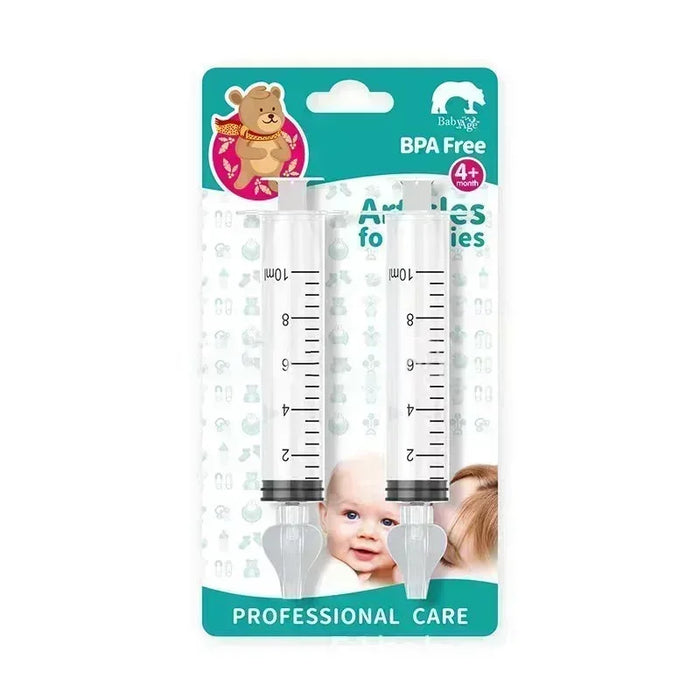 Silicone Baby Nasal Aspirator & Irrigator Syringe 10ML or 20ML