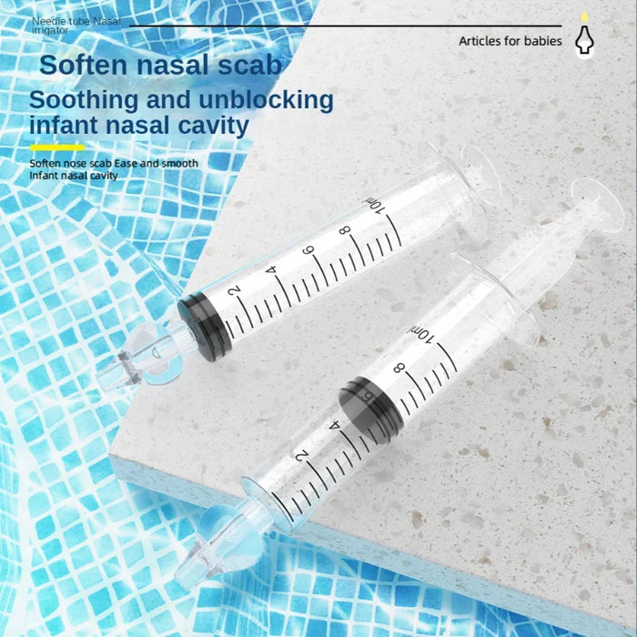 Silicone Baby Nasal Aspirator & Irrigator Syringe 10ML or 20ML