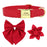 Personalized Silk Dog Collar Adjustable Durable Dog Collar with Bowtie Flower For Small Medium Large Dogs Wedding Bowtie Collars