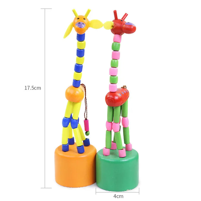 Educational Wooden Giraffe Toys for Children