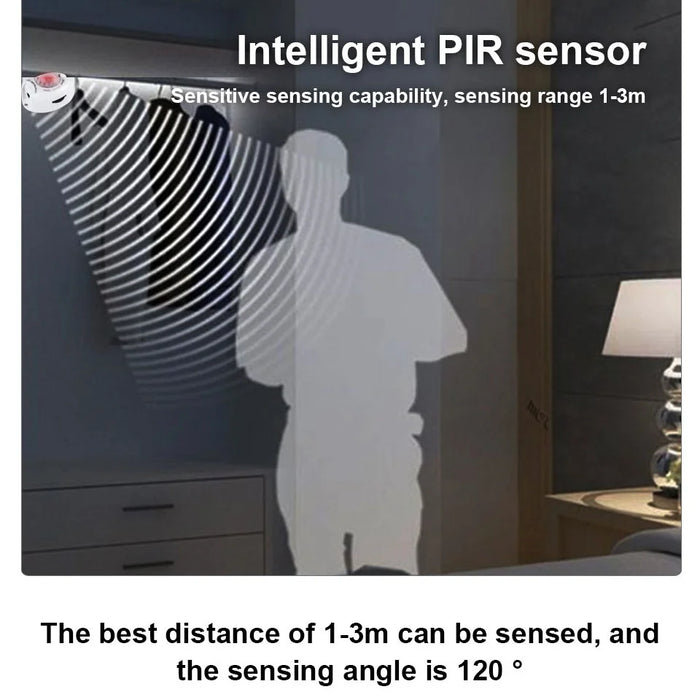 Smart PIR Motion Sensor Light Switch DC 5V–24V Automatic Timer for LED Strip Lights.