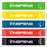Different Resistance Bands Yoga Band Fitness Exercise Training Hip Tension Band Leg Squat Dance Elastic Loop Stretch Band