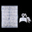 600PCS French Short Square Nail Tip Clear/Natural Half Cover Acrylic Nails Press on Nails for Nail Salons and DIY with Box