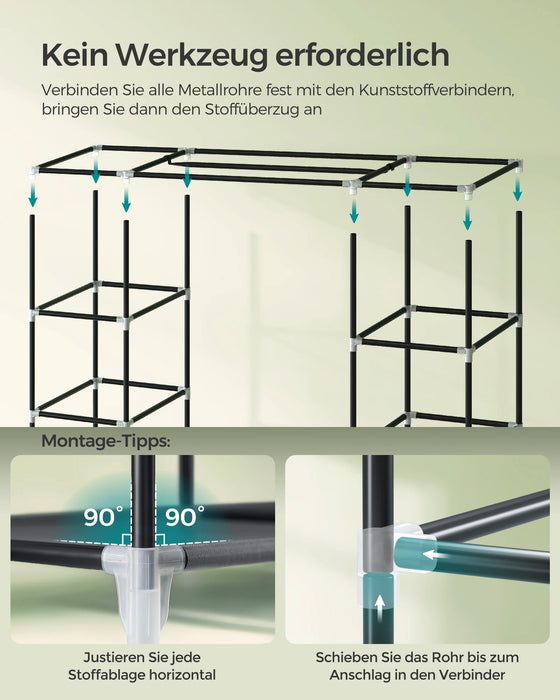 “SONGMICS 12-Shelf Closet Wardrobe Organizer”