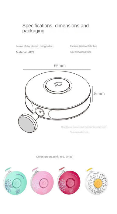 Safe-Touch Electric Nail Trimmer for Newborns