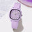 Casual Silicone Strap Quartz Watch