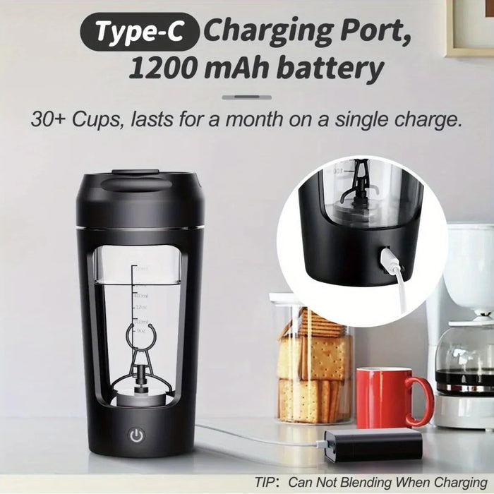 500ML Electric Protein Shaker Bottle.