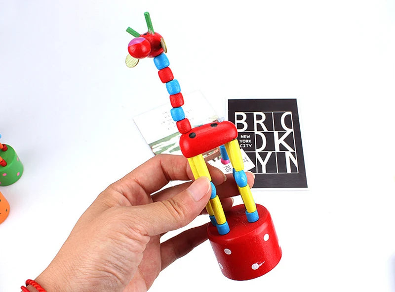 Educational Wooden Giraffe Toys for Children