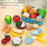 Kid Pretend Play Kitchen Fun Cutting Fruits and Vegetables Food Play.