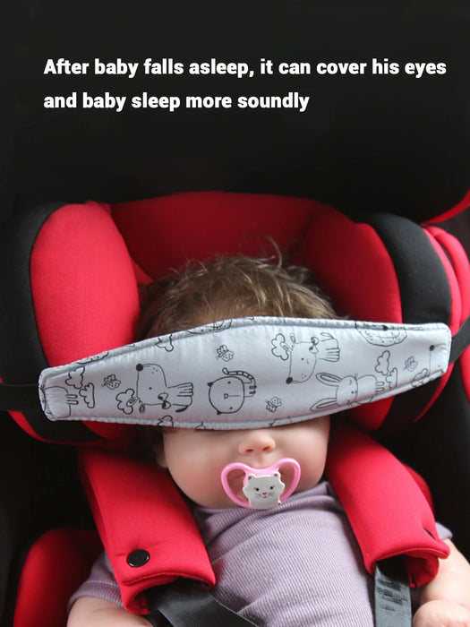 Adjustable Baby Sleep Positioner: Head Support for Car Seats & Strollers