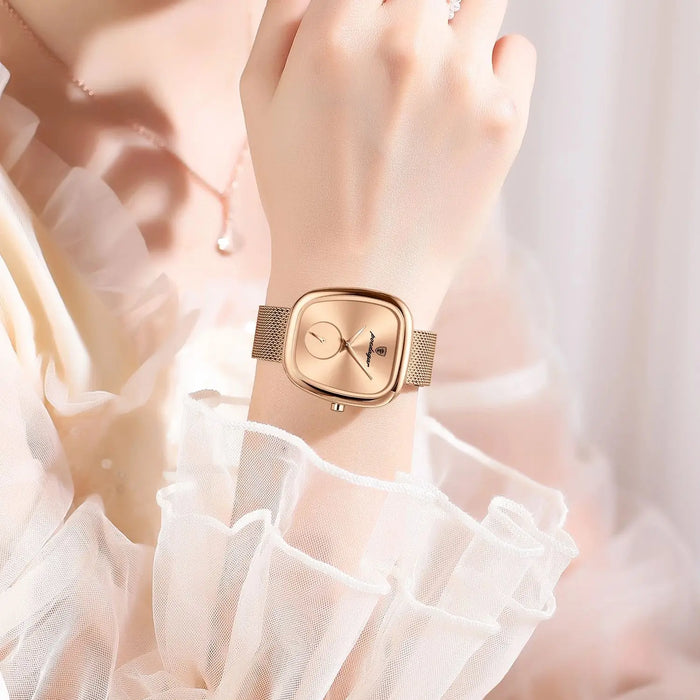 Elegant Women’s Waterproof Stainless Steel Watch