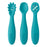 3-Piece Silicone Baby Training & Weaning Spoon Set