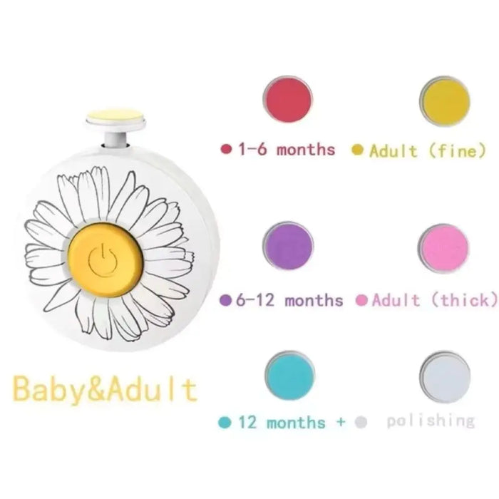Safe-Touch Electric Nail Trimmer for Newborns