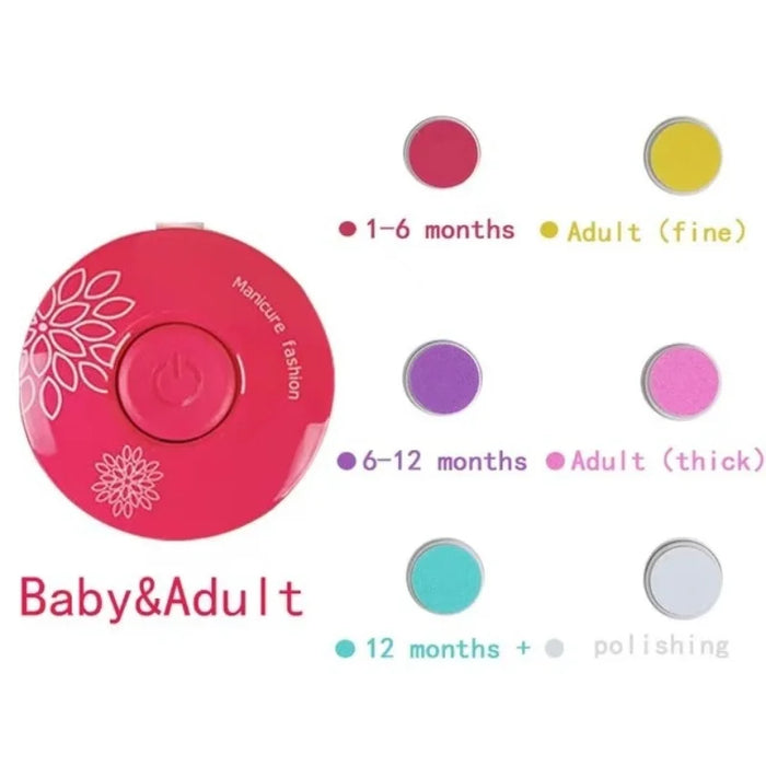Safe-Touch Electric Nail Trimmer for Newborns