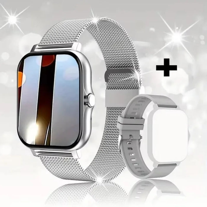 Unisex Smartwatch with Blood Oxygen & Pressure