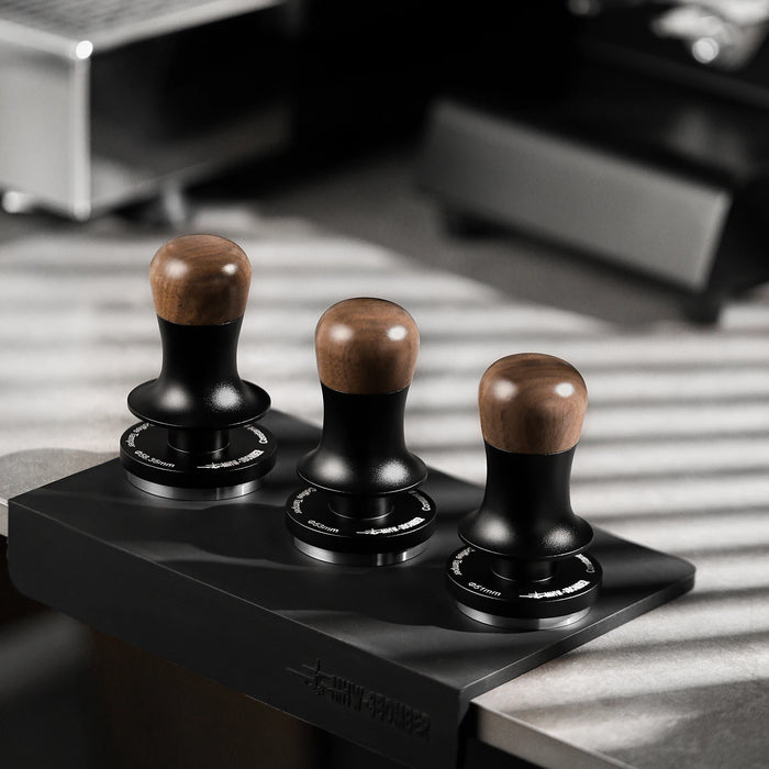 MHW-3BOMBER 30lb Calibrated Espresso Tamper (51/53/58mm) Spring-Loaded Leveler.