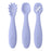3-Piece Silicone Baby Training & Weaning Spoon Set
