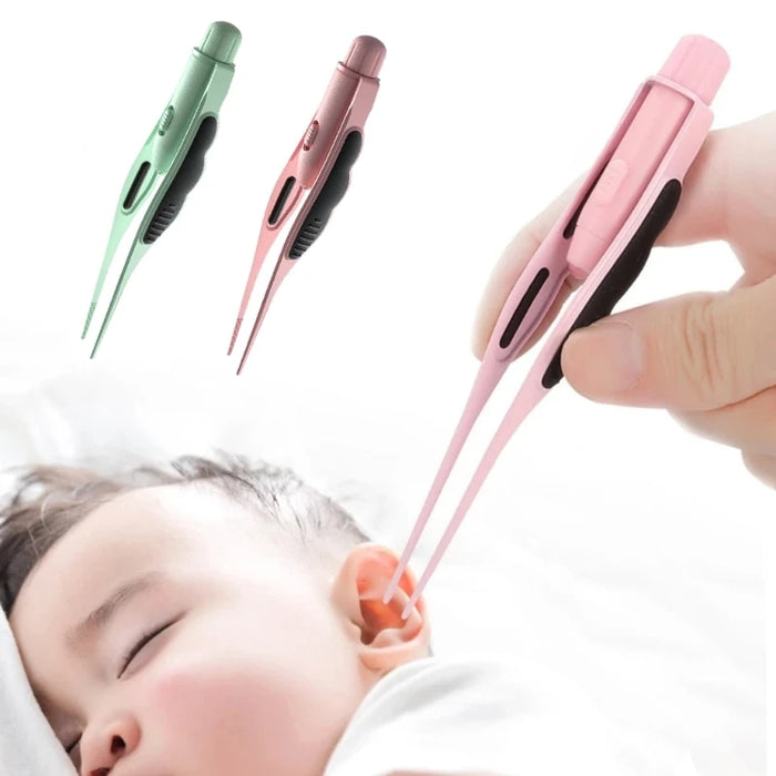 LED Baby Ear Wax Removal Tweezers – Precision Lighted Safety Ear Pick