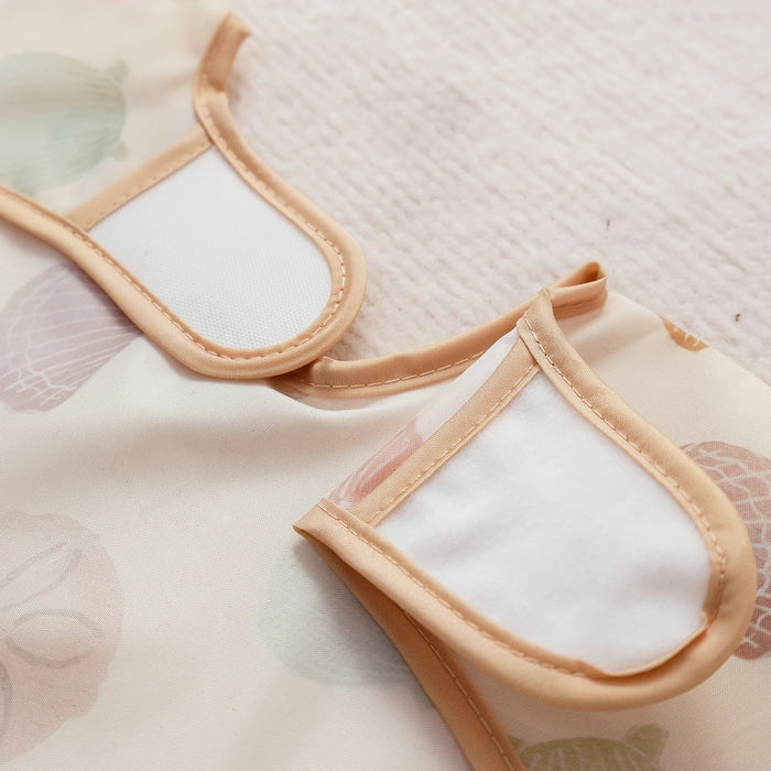 Elinfant Washable Long Sleeve Bib: Waterproof Feeding Coverall