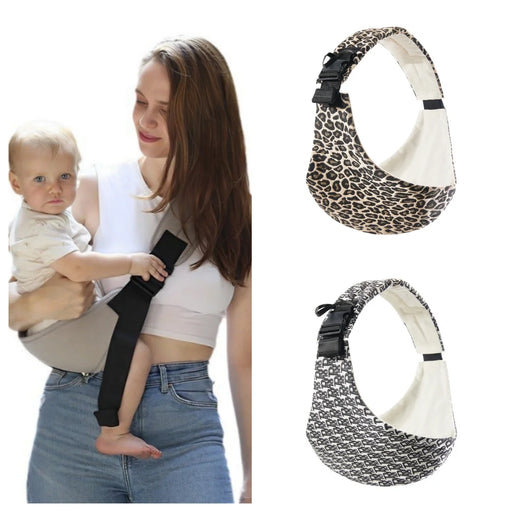 2-in-1 Baby Carrier: Portable Front & Side Waist Stool