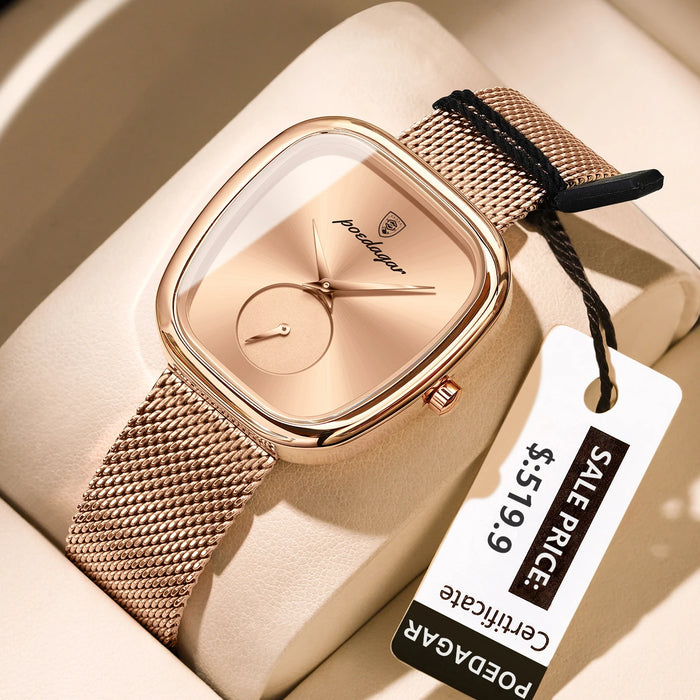 Elegant Women’s Waterproof Stainless Steel Watch