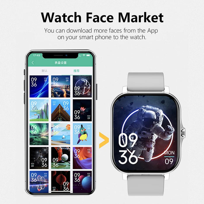 Unisex Sport Smart Watch – Health & Activity Tracker