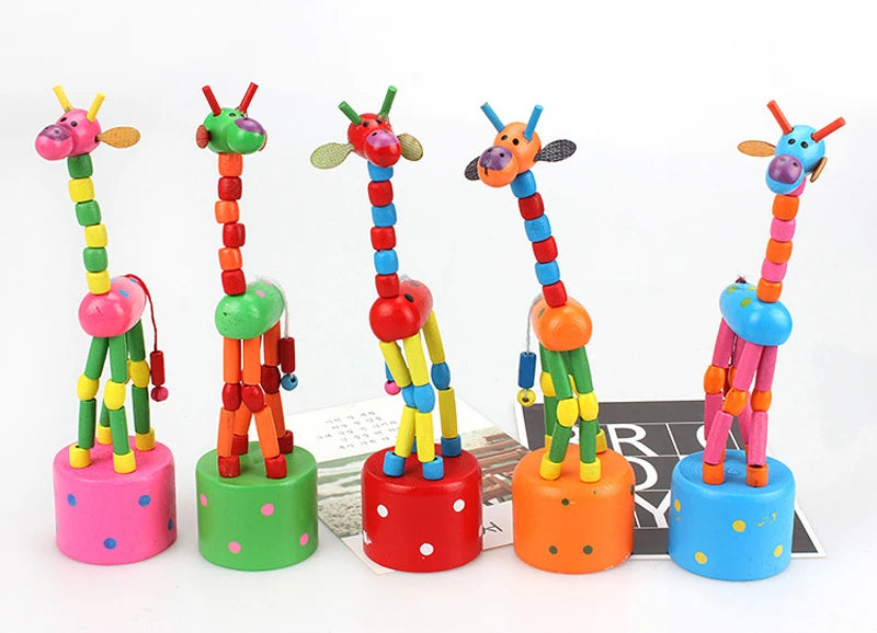 Educational Wooden Giraffe Toys for Children
