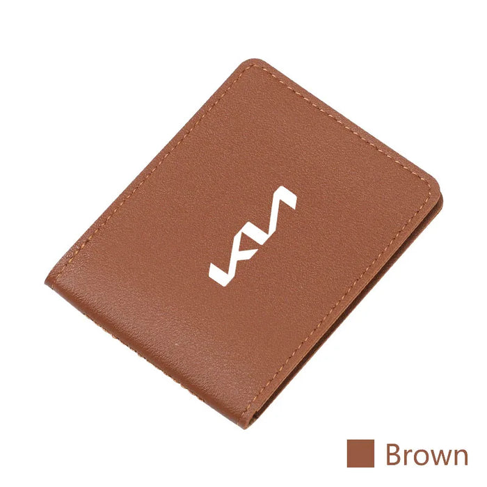 KIA Leather Driver’s License & Card Holder Wallet.